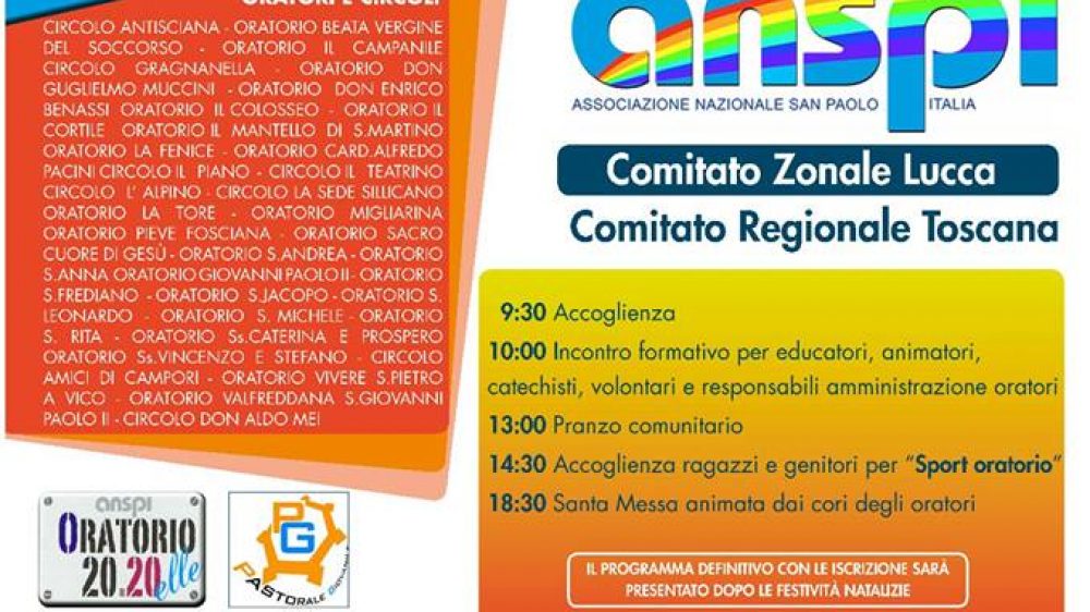 Giornata Diocesana 2019 Oratori ANSPI e non solo…